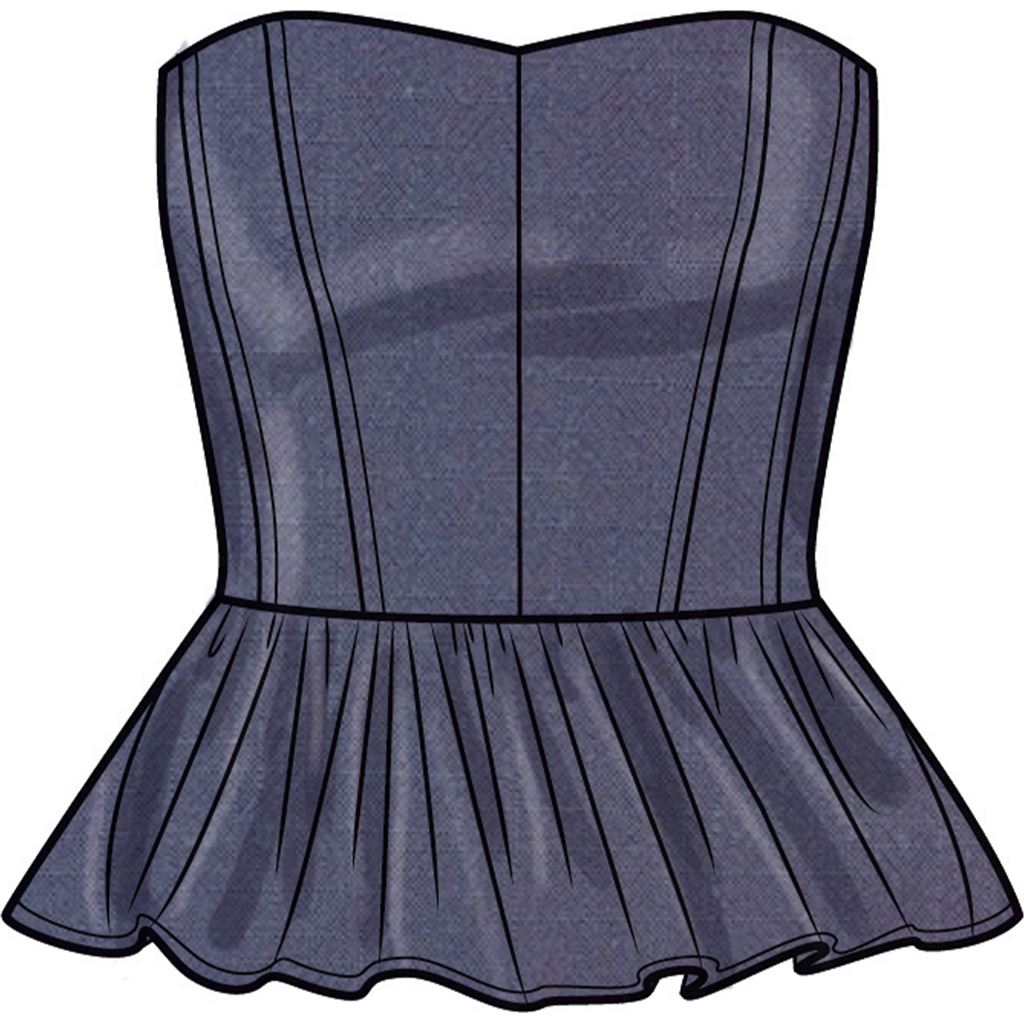 Simplicity Sewing Pattern S9927 Misses Corsets Pants and Skirt 9927 Image 5 From Patternsandplains.com