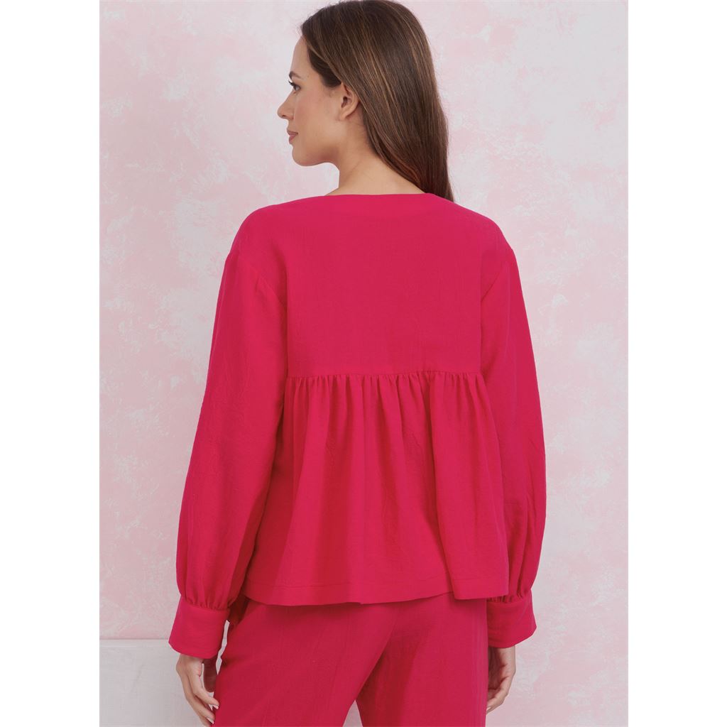 Simplicity Sewing Pattern S9928 Misses Lounge Tops Pants and Shorts 9928 Image 8 From Patternsandplains.com