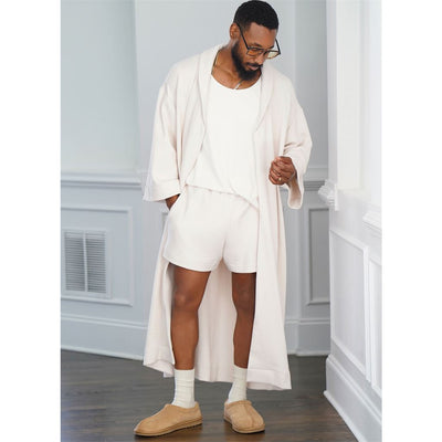 Simplicity Sewing Pattern S9931 Mens Robe Knit Tank Top Pants and Shorts by Norris Danta Ford 9931 Image 5 From Patternsandplains.com
