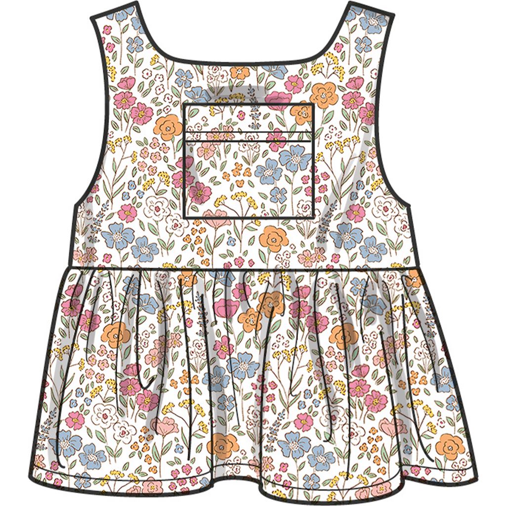 Simplicity Sewing Pattern S9932 Toddlers Dress Top and Pants 9932 Image 4 From Patternsandplains.com