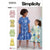 Simplicity Sewing Pattern S9933 Childrens and Girls Dress with Sleeve Variations 9933 Image 1 From Patternsandplains.com