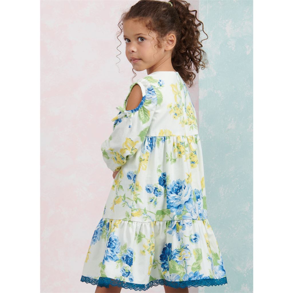 Simplicity Sewing Pattern S9933 Childrens and Girls Dress with Sleeve Variations 9933 Image 7 From Patternsandplains.com