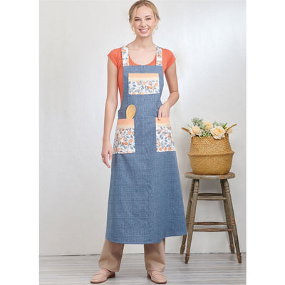 Simplicity Sewing Pattern S9938 Misses Pullover Aprons 9938 Image 4 From Patternsandplains.com