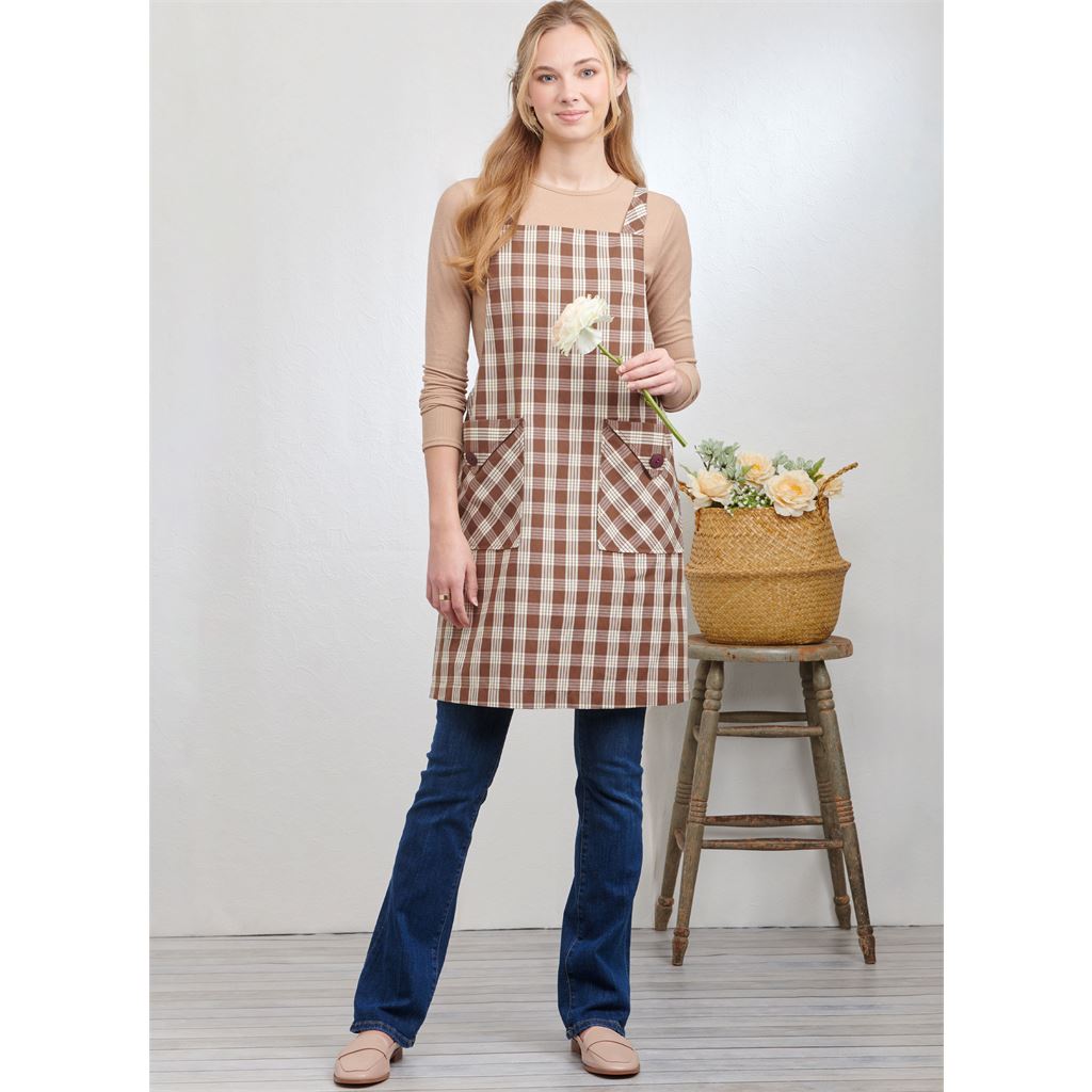 Simplicity Sewing Pattern S9938 Misses Pullover Aprons 9938 Image 5 From Patternsandplains.com