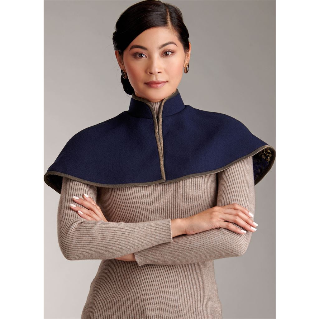 Simplicity Sewing Pattern S9944 Misses Capelet and Cape in Two Lengths by Scissor IMP Workshop 9944 Image 4 From Patternsandplains.com