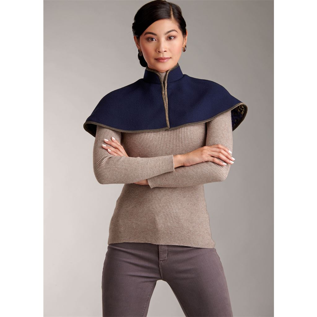 Simplicity Sewing Pattern S9944 Misses Capelet and Cape in Two Lengths by Scissor IMP Workshop 9944 Image 6 From Patternsandplains.com