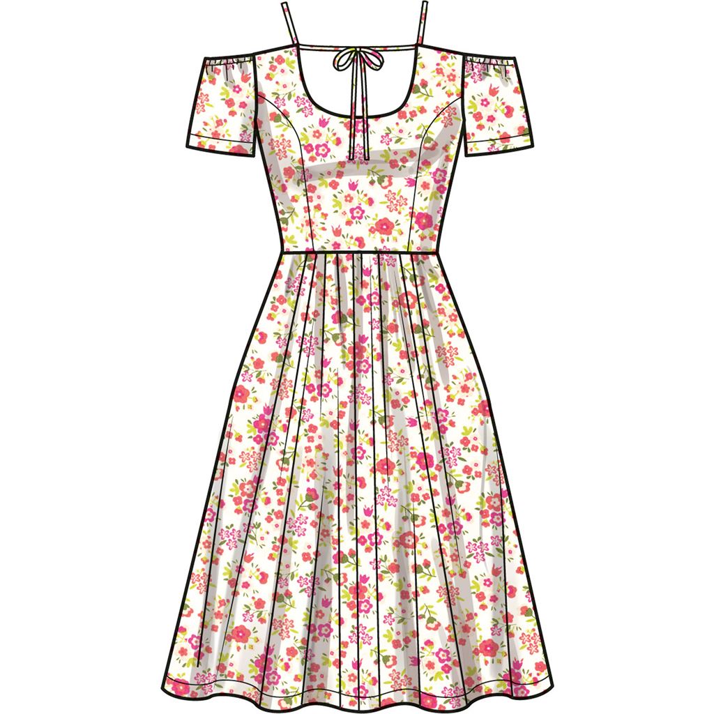 Simplicity Sewing Pattern S9950 Misses Dress with Sleeve and Length Variations 9950 Image 3 From Patternsandplains.com