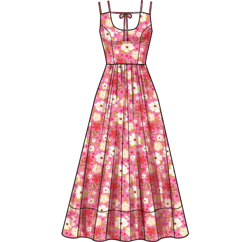 Simplicity Sewing Pattern S9950 Misses Dress with Sleeve and Length Variations 9950 Image 5 From Patternsandplains.com