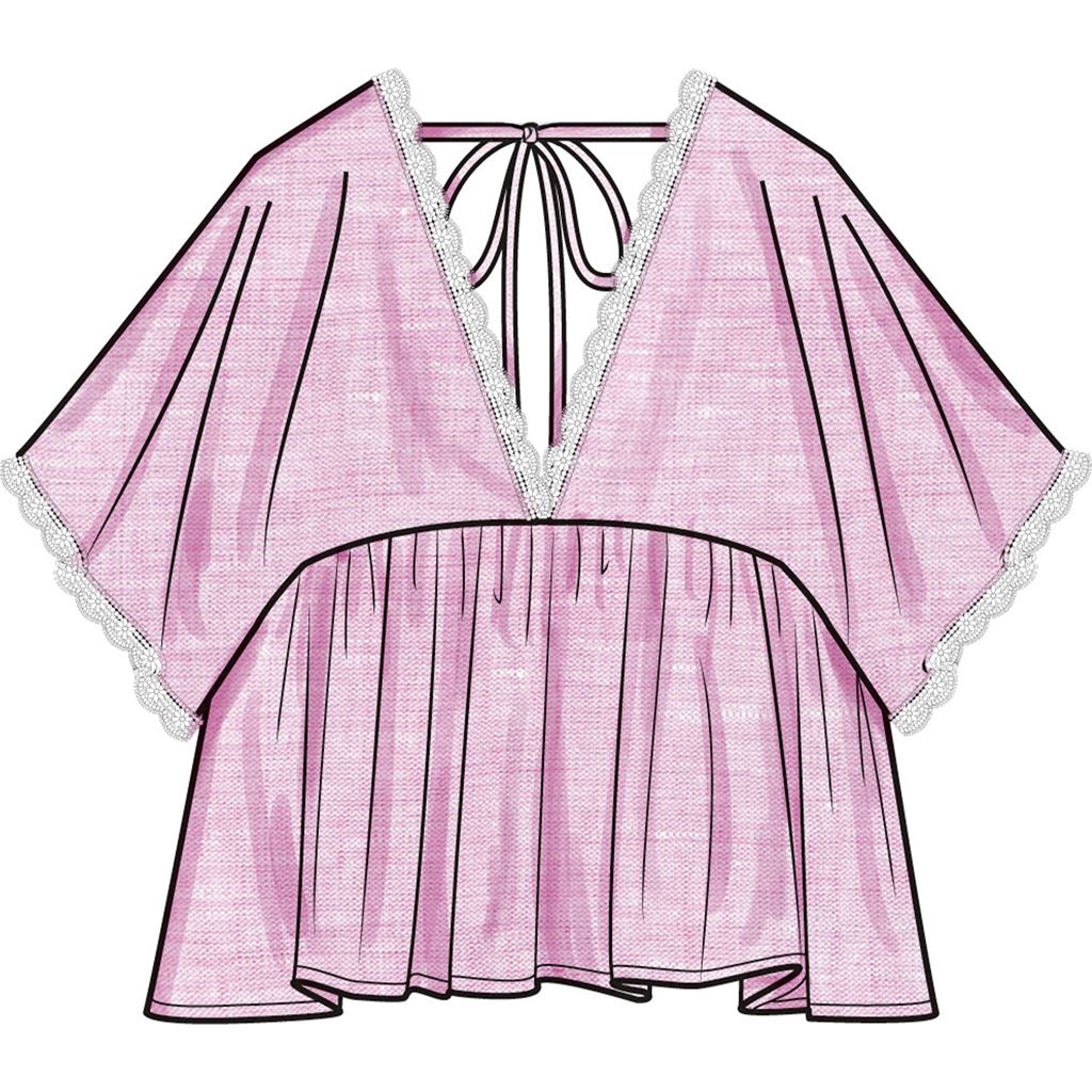 Simplicity Sewing Pattern S9951 Misses Top In Two Lengths 9951 Image 3 From Patternsandplains.com