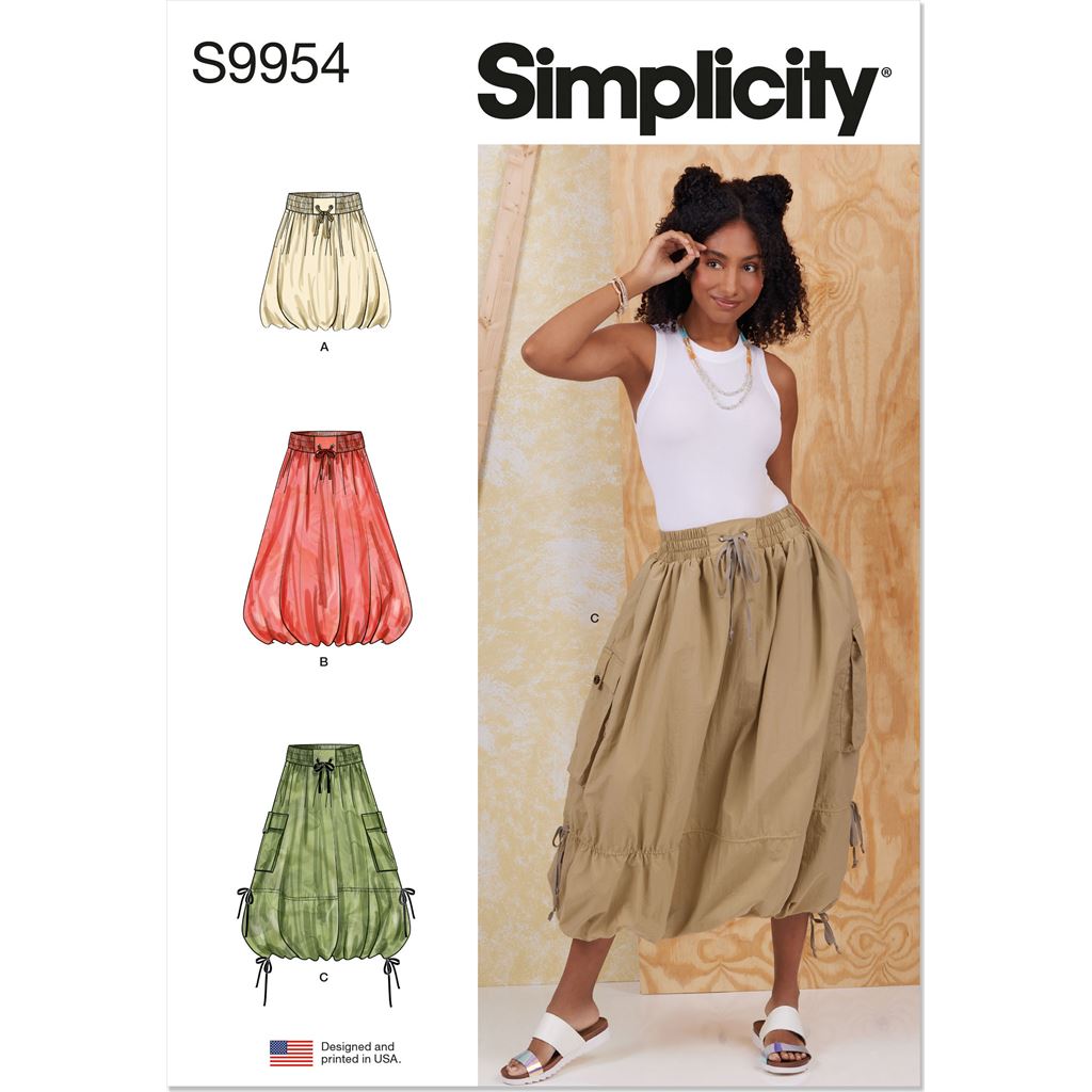 Simplicity Sewing Pattern S9954 Misses Skirts 9954 Image 1 From Patternsandplains.com