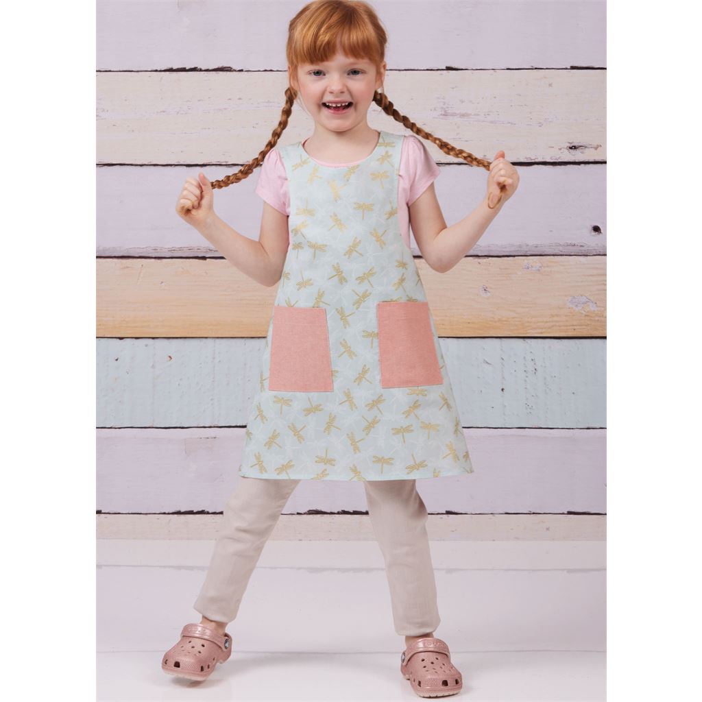 Simplicity Sewing Pattern S9969 Childrens and Misses Reversible Aprons 9969 Image 5 From Patternsandplains.com