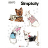 Simplicity Sewing Pattern S9970 Dog Coats 9970 Image 1 From Patternsandplains.com