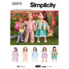 Simplicity Sewing Pattern S9975 18 Doll Clothes by Elaine Heigl Designs 9975 Image 1 From Patternsandplains.com