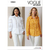 Vogue Pattern V2031 Misses Blouses 2031 Image 1 From Patternsandplains.com