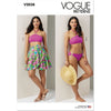 Vogue Pattern V2038 Misses Bikini and Sarong 2038 Image 1 From Patternsandplains.com