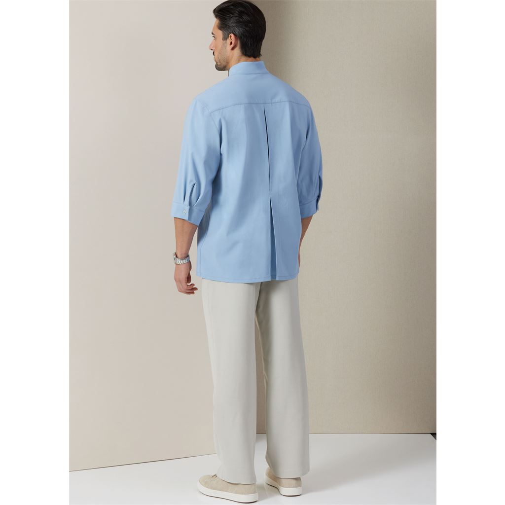 Vogue Pattern V2039 Unisex Shirt and Pants 2039 Image 9 From Patternsandplains.com