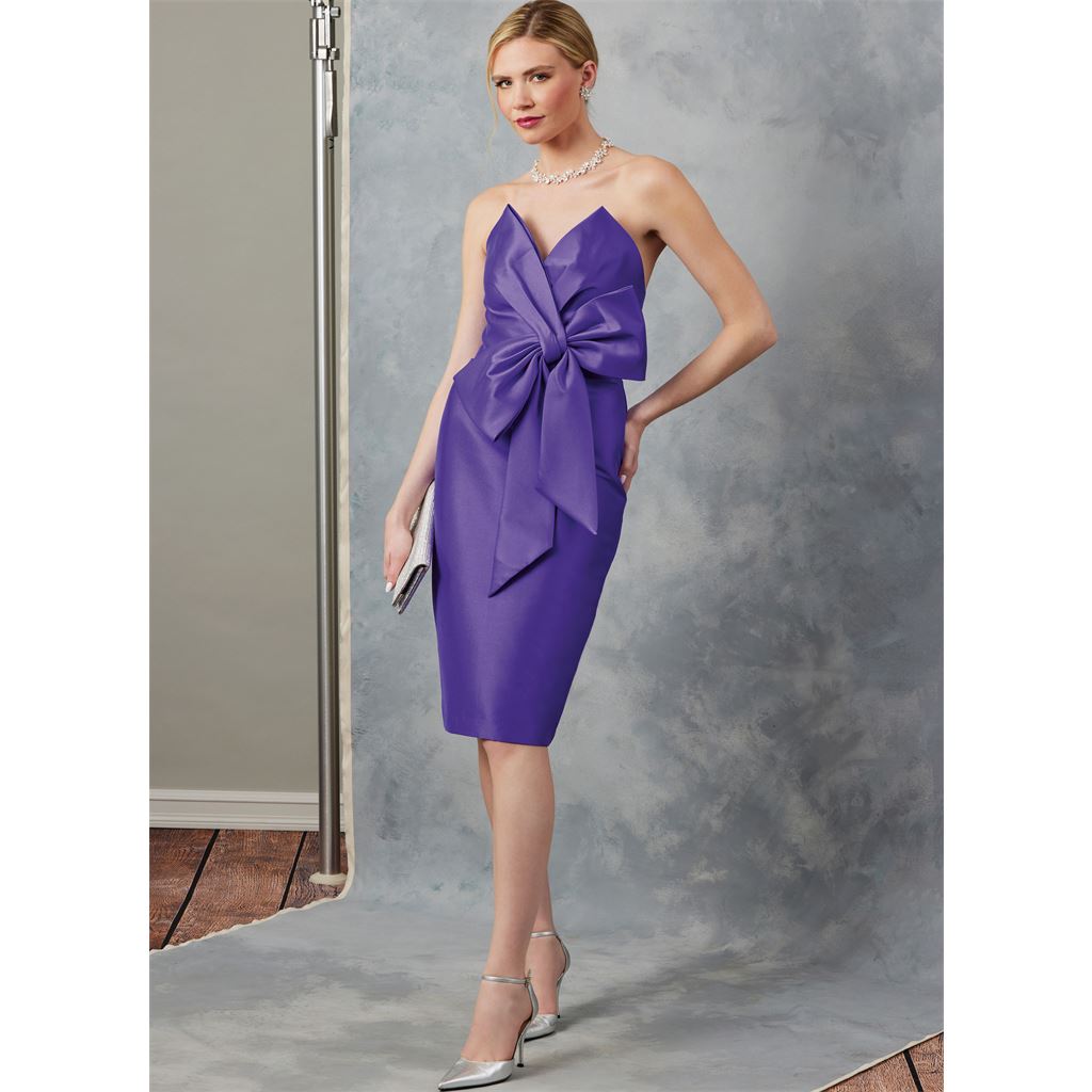 Vogue Pattern V2047 Misses' Evening Dress by Badgley Mischka 2047 - Patterns and Plains Vogue Pattern V2047 Misses' Evening Dress by Badgley Mischka 2047 - Patterns and Plains