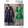 Vogue Pattern V2048 Misses Evening Dress in Two Lengths 2048 Image 1 From Patternsandplains.com