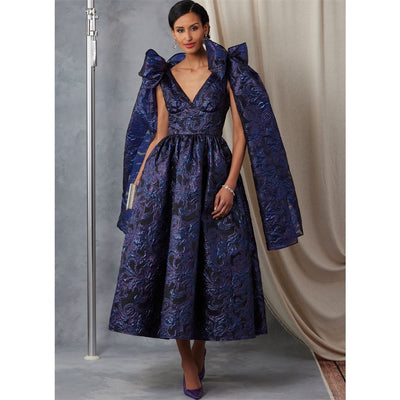 Vogue Pattern V2048 Misses' Evening Dress in Two Lengths 2048 - Patterns and Plains Vogue Pattern V2048 Misses' Evening Dress in Two Lengths 2048 - Patterns and Plains