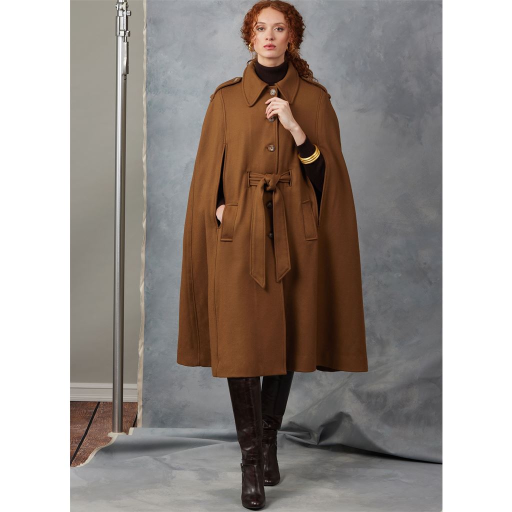 Vogue Pattern V2054 Misses Capes and Belt 2054 Image 5 From Patternsandplains.com