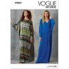 Vogue Pattern V2057 Misses Caftans and Sash 2057 Image 1 From Patternsandplains.com