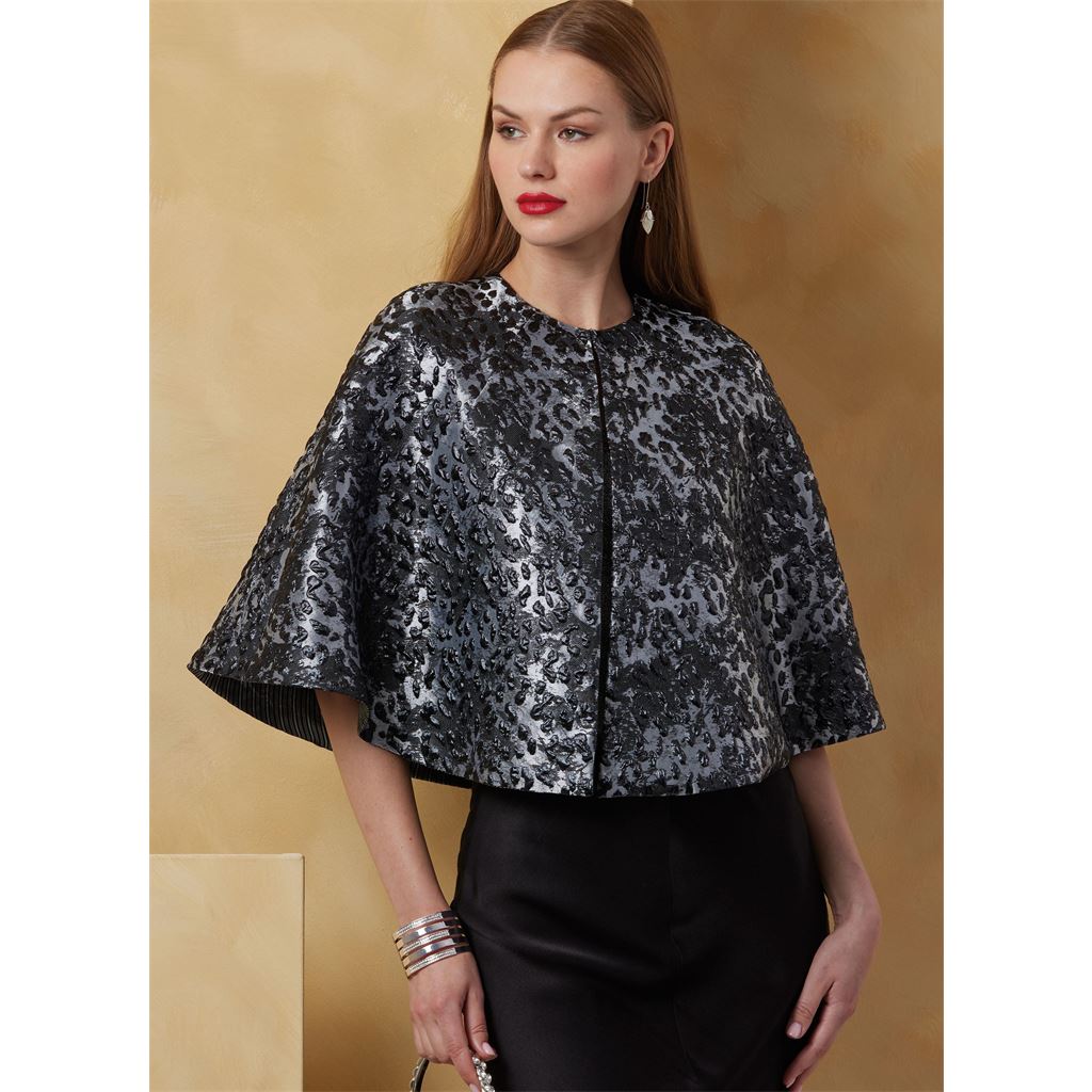 Vogue Pattern V2078 Misses Bolero and Capes 2078 Image 4 From Patternsandplains.com