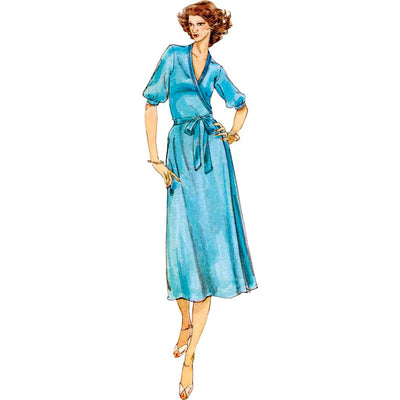 Vogue Pattern V2081 Misses Wrap Dress by Diane Von Furstenberg 2081 Image 3 From Patternsandplains.com