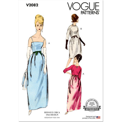 Vogue Pattern V2082 Misses Dress and Bolero 2082 Image 1 From Patternsandplains.com