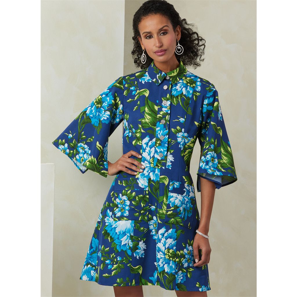 Vogue Pattern V2083 Misses Dress in Two Lengths 2083 Image 2 From Patternsandplains.com