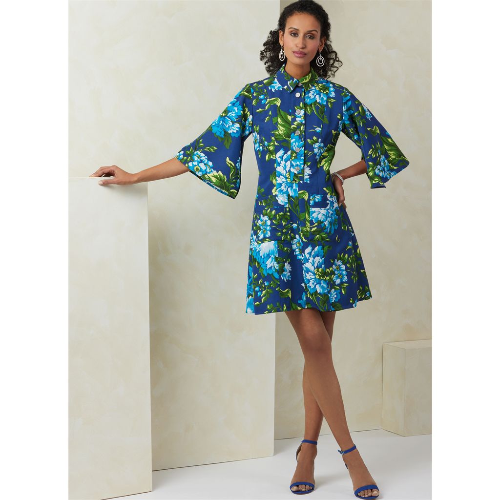 Vogue Pattern V2083 Misses Dress in Two Lengths 2083 Image 4 From Patternsandplains.com