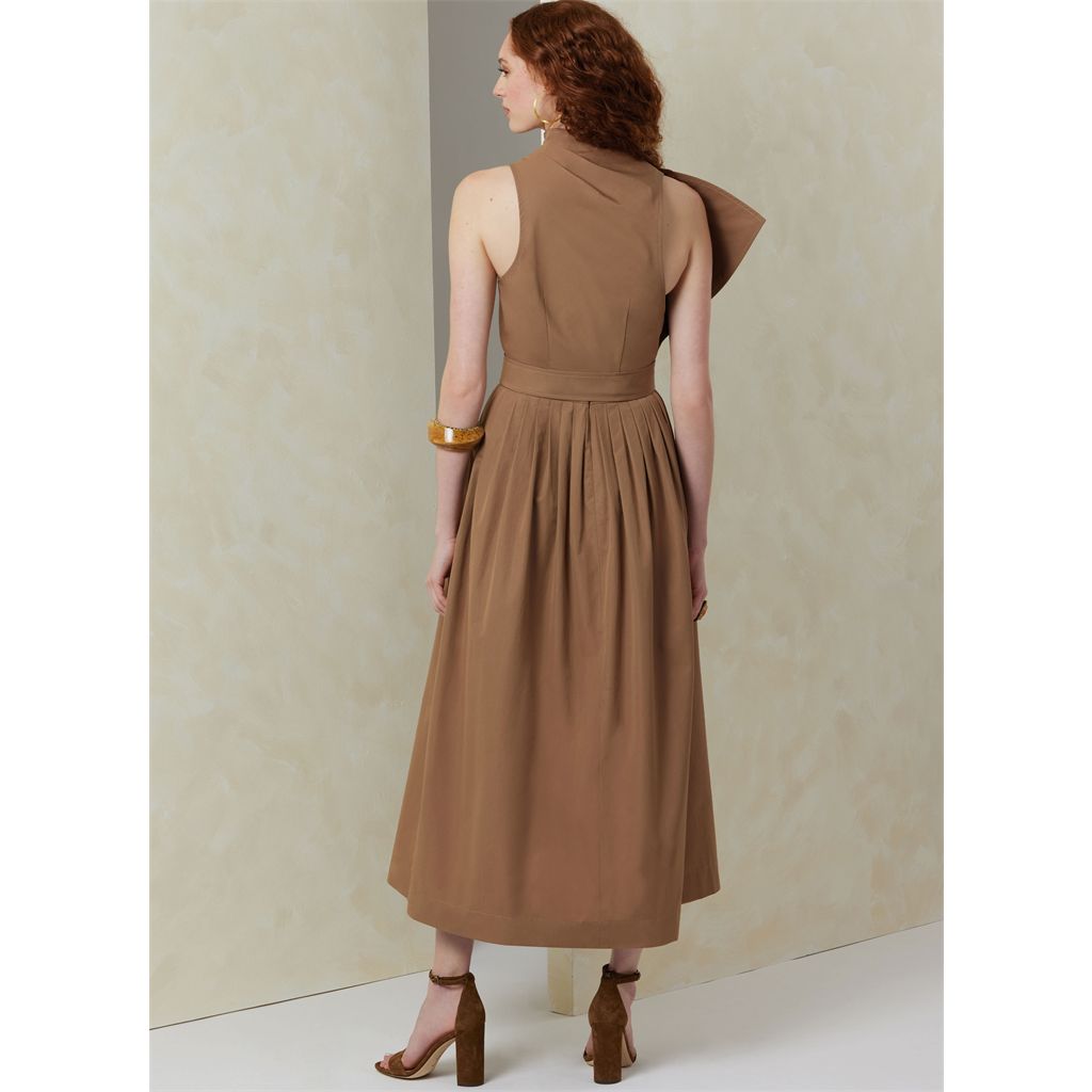 Vogue Pattern V2084 Misses Dress with Belt and Overbodice 2084 Image 5 From Patternsandplains.com