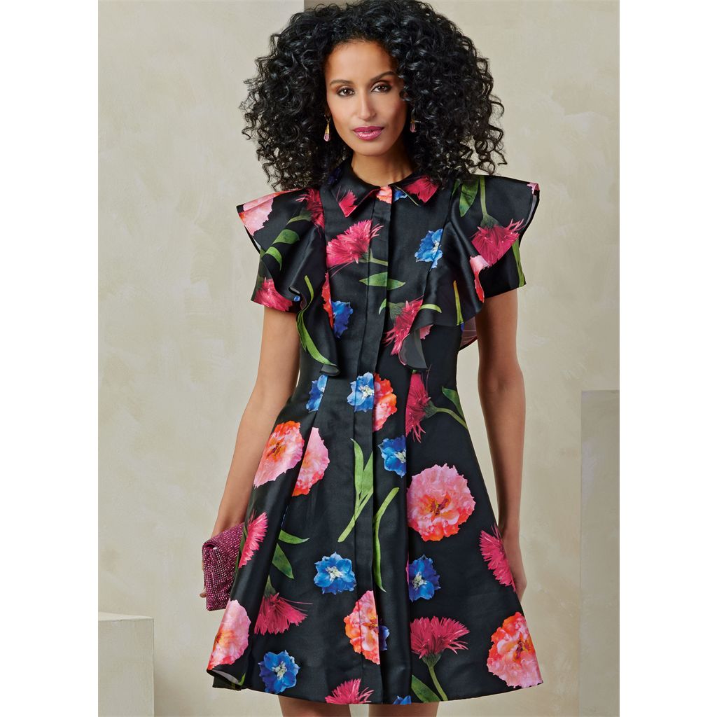 Vogue Pattern V2087 Misses Dress with Sleeve and Length Variations 2087 Image 2 From Patternsandplains.com