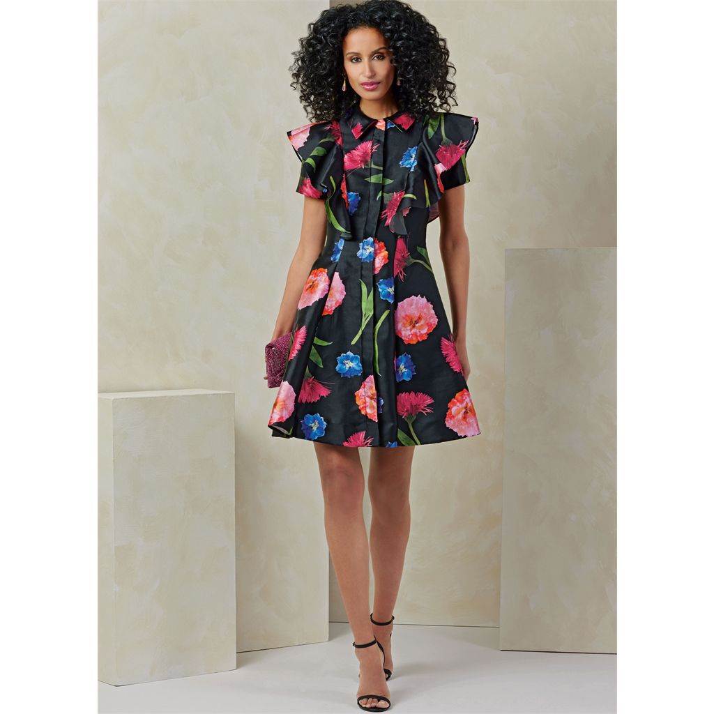 Vogue Pattern V2087 Misses Dress with Sleeve and Length Variations 2087 Image 4 From Patternsandplains.com