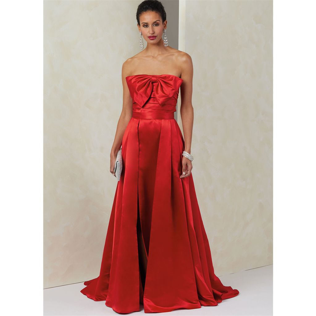 Vogue Pattern V2088 Misses Dress and Overskirt 2088 Image 3 From Patternsandplains.com