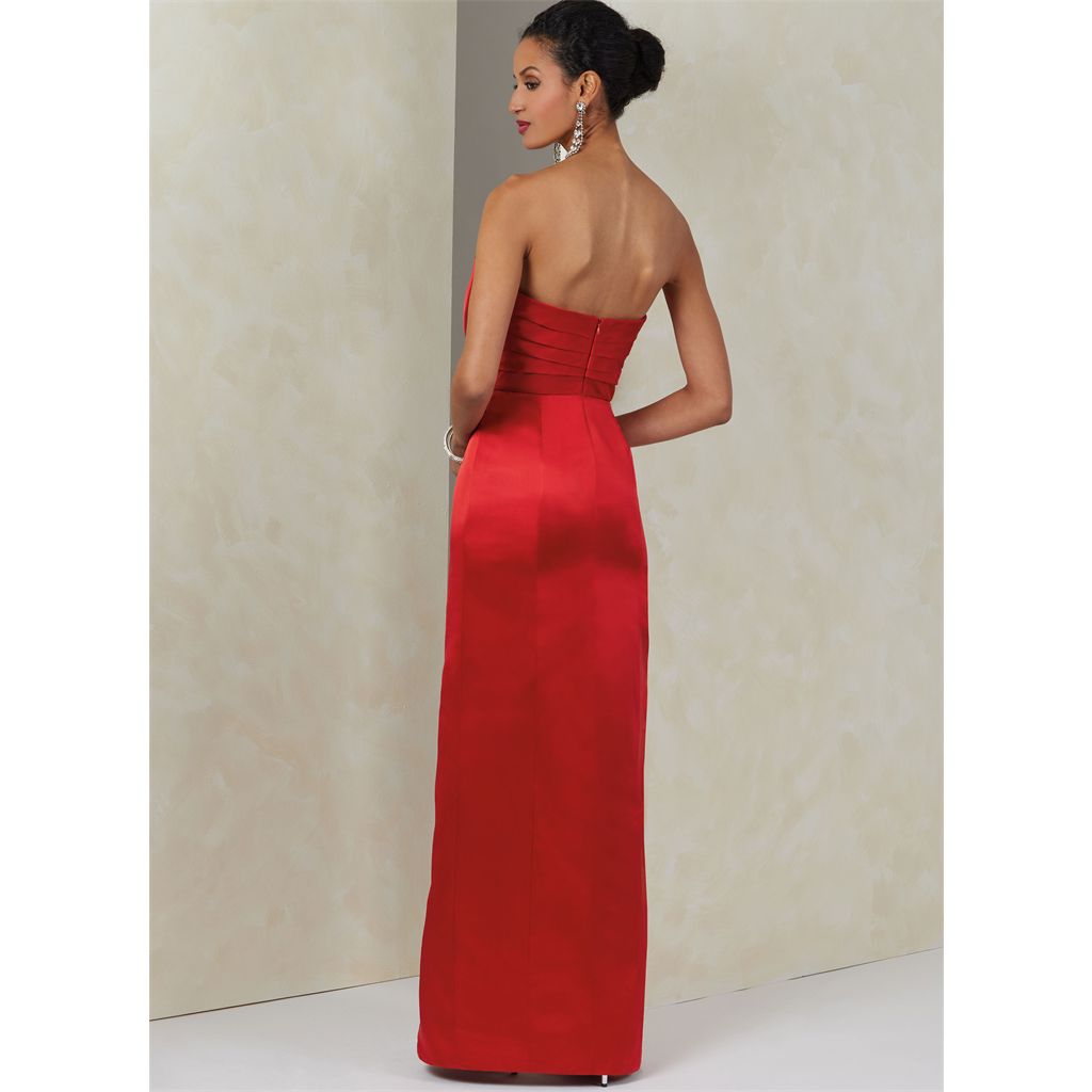 Vogue Pattern V2088 Misses Dress and Overskirt 2088 Image 4 From Patternsandplains.com