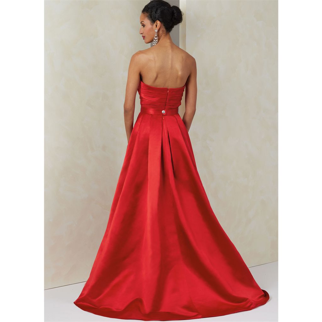 Vogue Pattern V2088 Misses Dress and Overskirt 2088 Image 5 From Patternsandplains.com