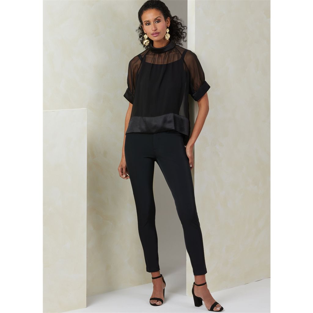 Vogue Pattern V2090 Misses Top with Sleeve Variations 2090 Image 4 From Patternsandplains.com