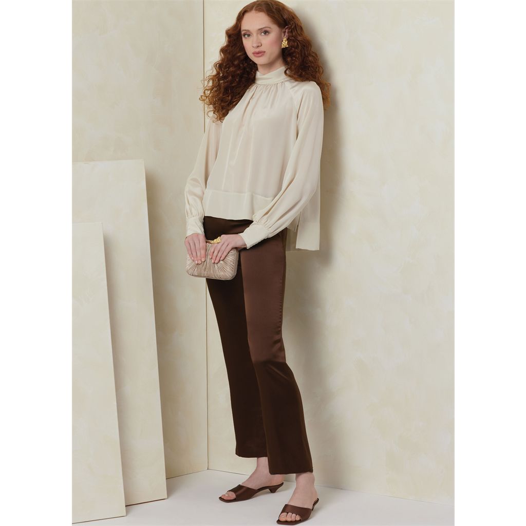 Vogue Pattern V2090 Misses Top with Sleeve Variations 2090 Image 5 From Patternsandplains.com