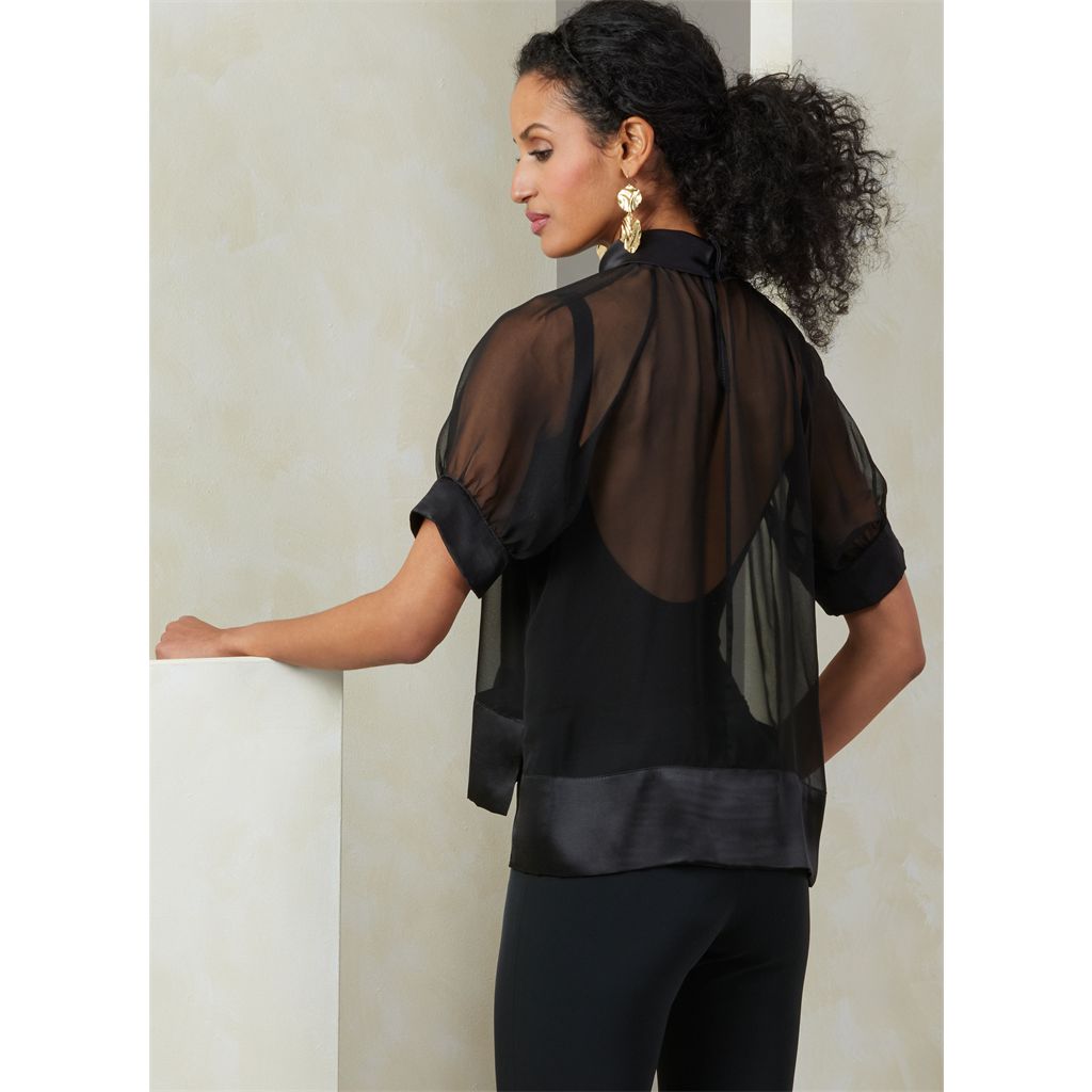 Vogue Pattern V2090 Misses Top with Sleeve Variations 2090 Image 6 From Patternsandplains.com