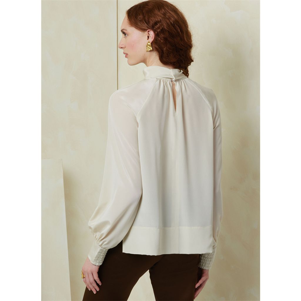 Vogue Pattern V2090 Misses Top with Sleeve Variations 2090 Image 7 From Patternsandplains.com