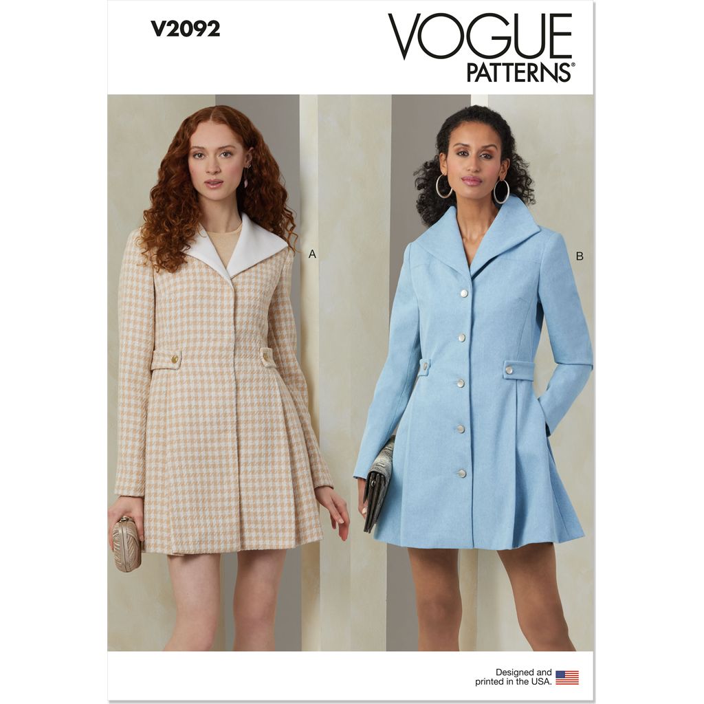 Vogue Pattern V2092 Misses Coats 2092 Image 1 From Patternsandplains.com