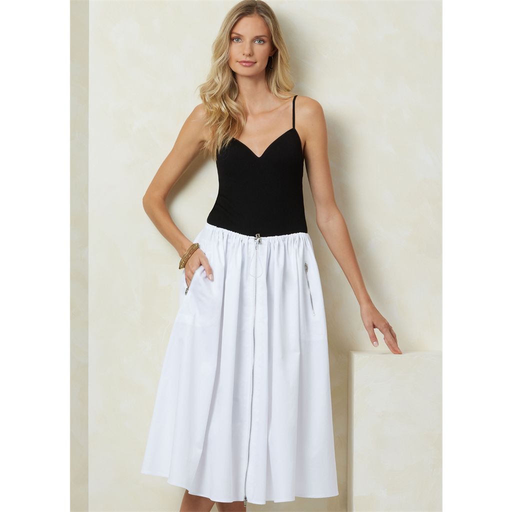 Vogue Pattern V2095 Misses Skirt in Two Lengths 2095 Image 3 From Patternsandplains.com