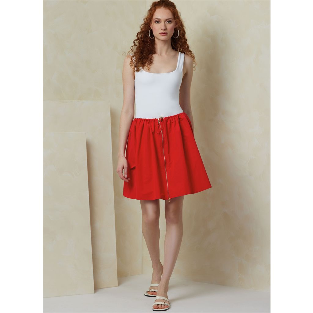 Vogue Pattern V2095 Misses Skirt in Two Lengths 2095 Image 4 From Patternsandplains.com