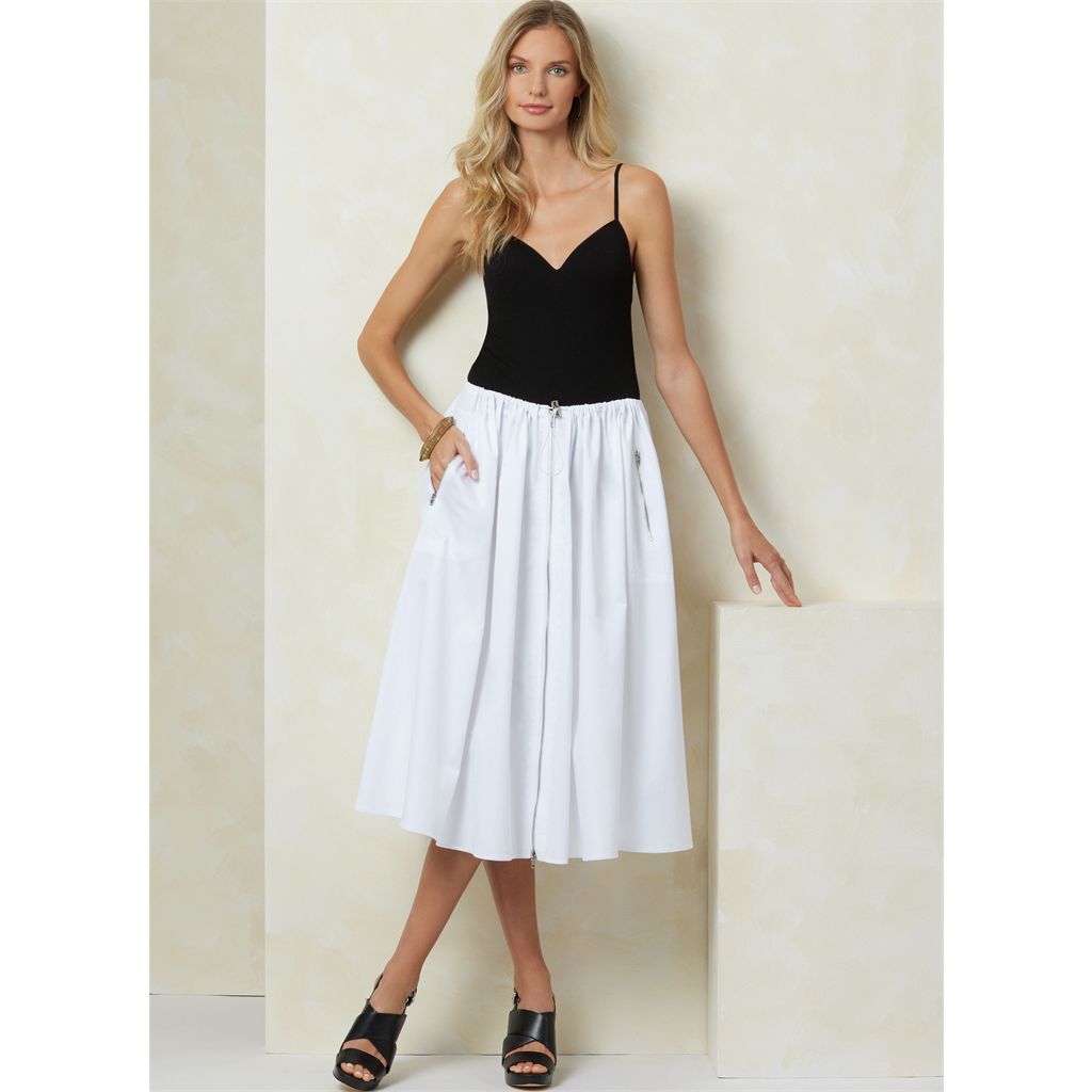 Vogue Pattern V2095 Misses Skirt in Two Lengths 2095 Image 5 From Patternsandplains.com