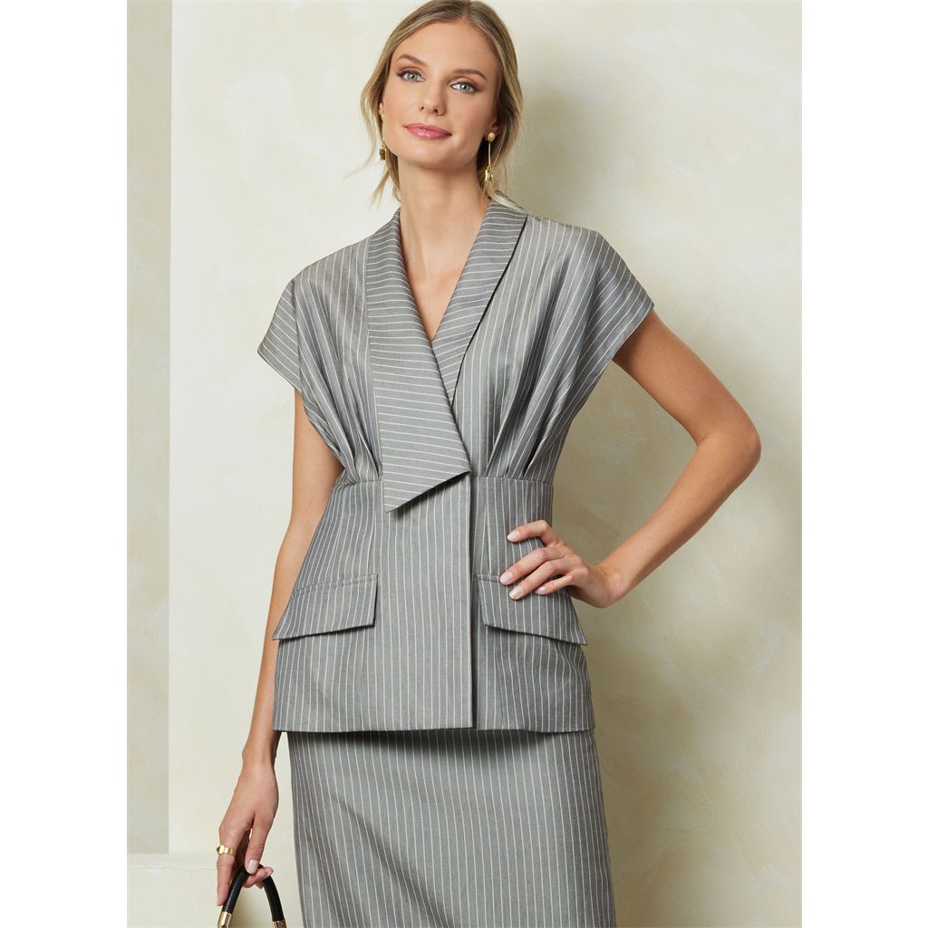Vogue Pattern V2097 Misses' Top, Skirt and Pants 2097