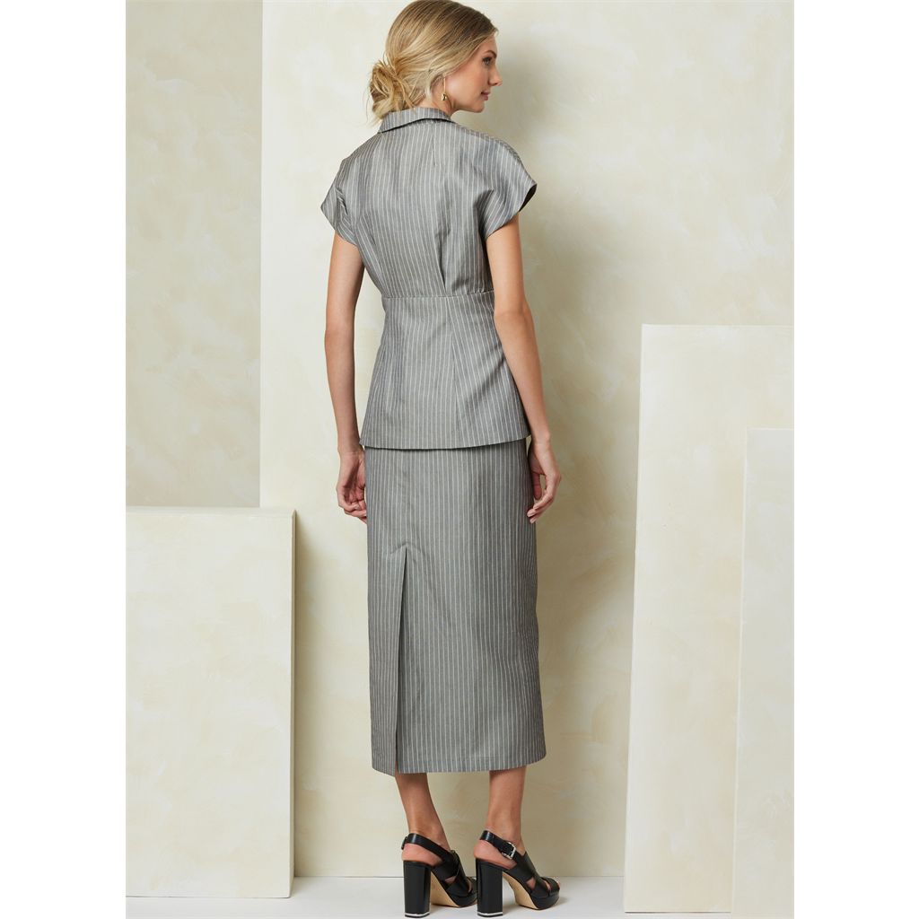 Vogue Pattern V2097 Misses Top Skirt and Pants 2097 Image 9 From Patternsandplains.com