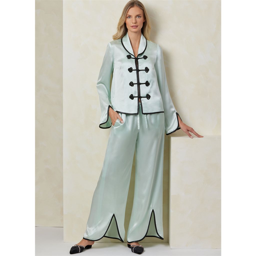 Vogue Pattern V2099 Misses Pyjamas 2099 Image 4 From Patternsandplains.com