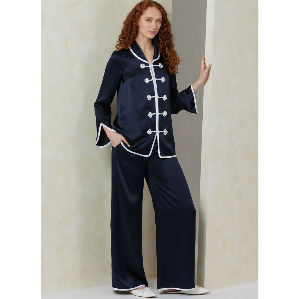 Vogue Pattern V2099 Misses Pyjamas 2099 Image 5 From Patternsandplains.com