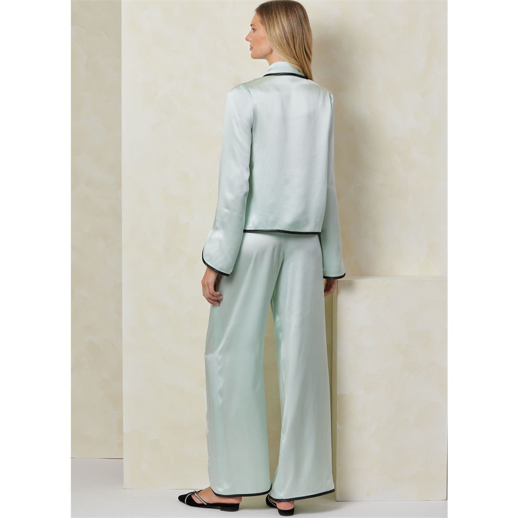 Vogue Pattern V2099 Misses Pyjamas 2099 Image 8 From Patternsandplains.com