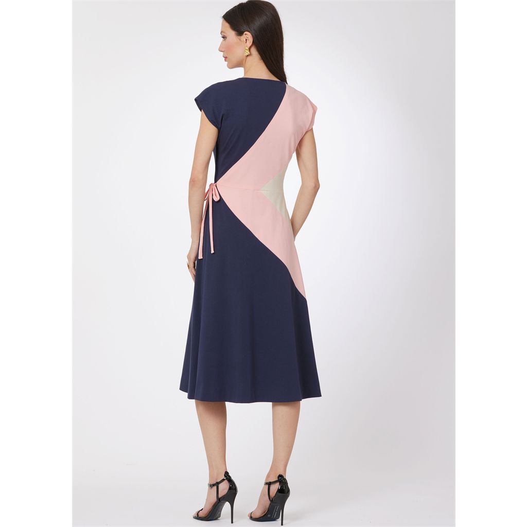 Vogue Pattern V2100 Misses Knit Dress by Diane Von Furstenberg 2100 Image 4 From Patternsandplains.com